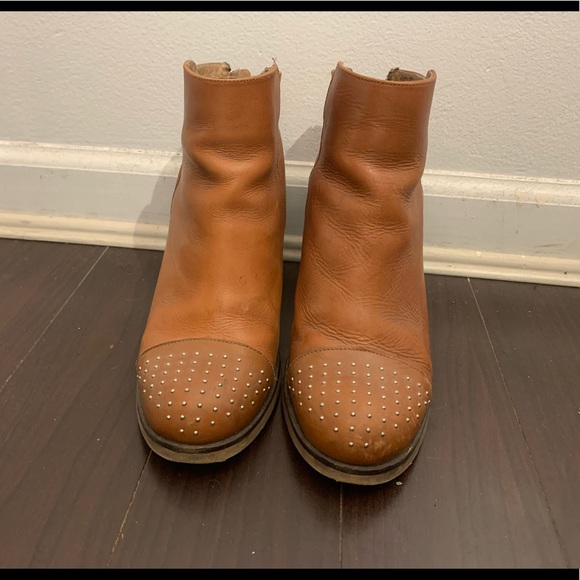 TopShop leather boots size 39 - Picture 2 of 5